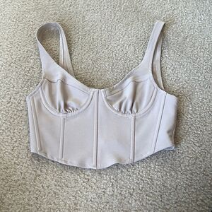 Brown corset top 